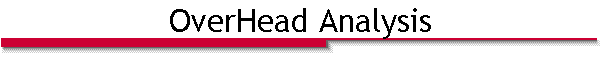 OverHead Analysis