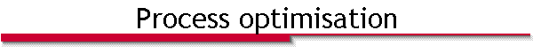 Process optimisation